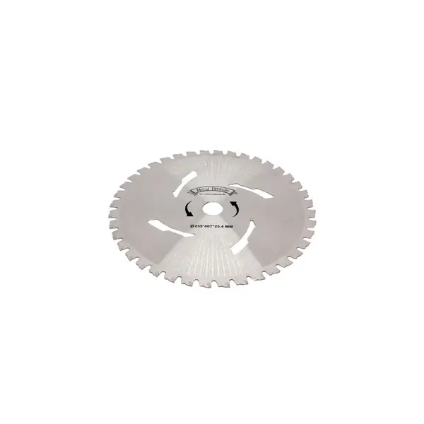 Disc Taiere Arbusti cu VIDIA, Ø255 40T 25,4mm, Micul Fermier GF-1521