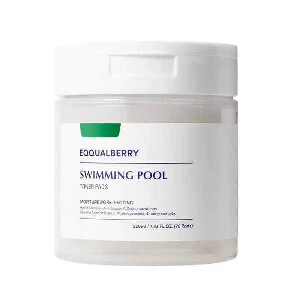 Dischete exfoliante pentru reducerea excesului de sebum, 70 bucati, Eqqualberry