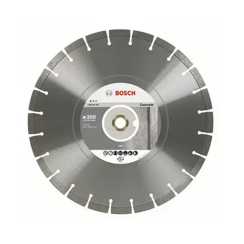 Discul de taiere diamantat pentru beton Bosch Professional 2608602544, 350 mm dismetru