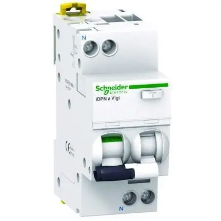 Disjunctor diferential iDPNa Vigi 1P+N 10 A 30 mA tip AC Schneider A9D34610