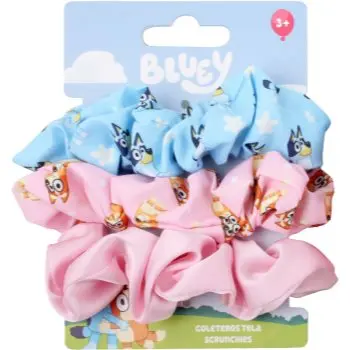 Disney Bluey Scrunchies elastic de păr din satin pentru copii