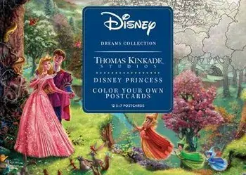 Disney Dreams Collection Thomas Kinkade Studios Disney Princess Color Your Own Postcards, Board book/Thomas Kinkade