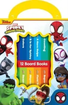 Disney Junior Marvel Spidey & His Amazing Friends 12 Books My First Library, Hardback/P I Kids