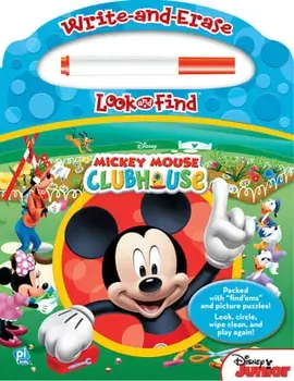 Disney - Mickey Mouse Clubhouse - Write-And-Erase Look and Find Wipe Clean Board [With Marker], Board book/***