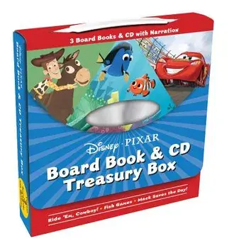 Disney Pixar Board Book & CD Treasury Box [With Audio CD], Hardcover/Disney Book Group