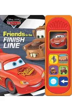 Disney Pixar Cars: Friends to the Finish Line Sound Book [With Battery] - Pi Kids