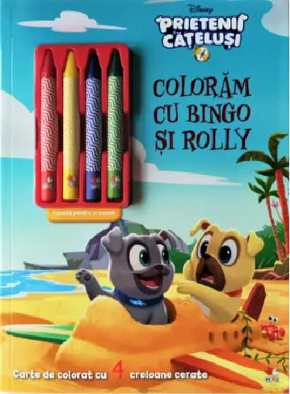 Disney. Prietenii Catelusi. Coloram cu Bingo si Rolly |