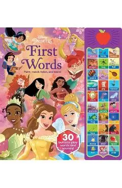 Disney Princess: First Words Sound Book [With Battery] - The Disney Storybook Art Team