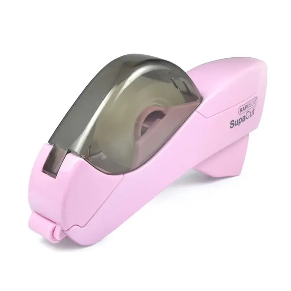Dispenser automat banda adeziva Rapesco Supacut Dispenser automat banda adeziva Rapesco Supacut roz
