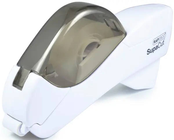 Dispenser banda adeziva Rapesco - Supacut, automat, alb