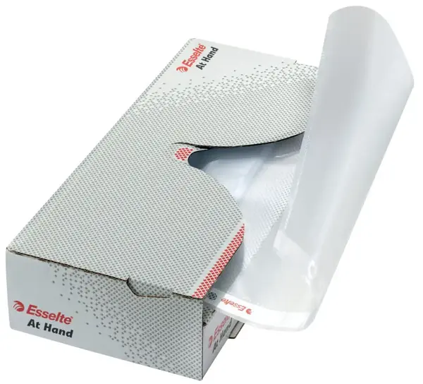 Dispenser cu folii de protectie Esselte A4 43 microni 50 bucati/set Dispenser cu folii de protectie Esselte A4 43 microni 50 bucati/set