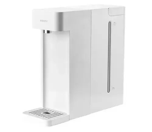 Dispenser de apa fierbinte instant Xiaomi BHR9018EU, Rezervor 3 l, 4 trepte temperatura, Inox, Optiune conectare la bidon, Auto-curatare, Display LED (Alb)