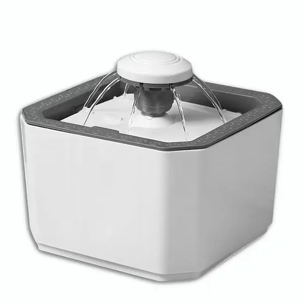 Dispenser de apa tip fantana NewEvo, ultra-sientioasa pentru caini si pisici cu filtru de carbon activat si hidratare neintrerupta a animalelor de