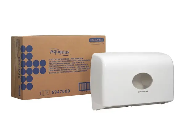 Dispenser hartie igienica Aquarius Twin Mini Jumbo Dispenser hartie igienica Aquarius Twin mini jumbo