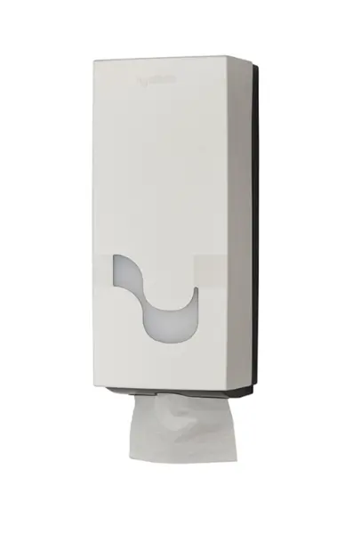 Dispenser hartie igienica pliata alb Celtex Megamini Dispenser hartie igienica pliata alb Celtex Megamini
