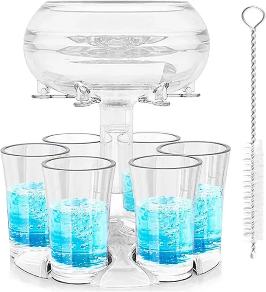 Dispenser pentru shoturi cu 6 pahare