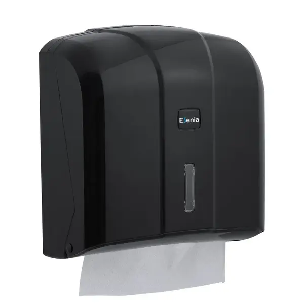 Dispenser prosoape pliate Esenia - plastic ABS negru Dispenser prosoape pliate Esenia - plastic ABS negru