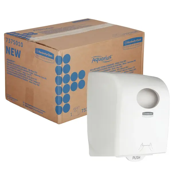 Dispenser prosop autocut Aquarius alb Dispenser prosop autocut Aquarius alb