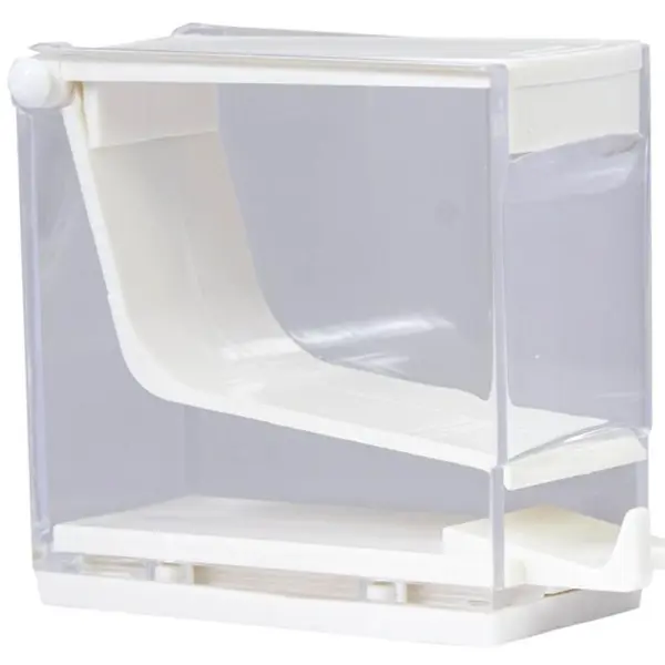 Dispenser Rulouri Bumbac, Alb, Plastic