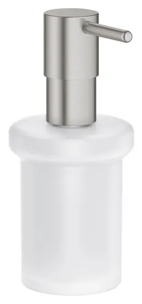 Dispenser sapun baie Grohe, Start Soap Dispenser, sticla/metal, 160ml, fara suport, compatibil cu 41195DC0 si 41098DC0, super steel, crom mat
