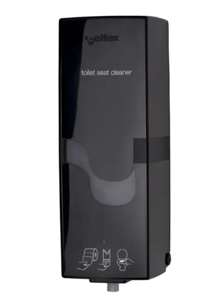 Dispenser solutie curatare capac WC negru Celtex E-Control Dispenser solutie curatare capac WC negru Celtex E-Control