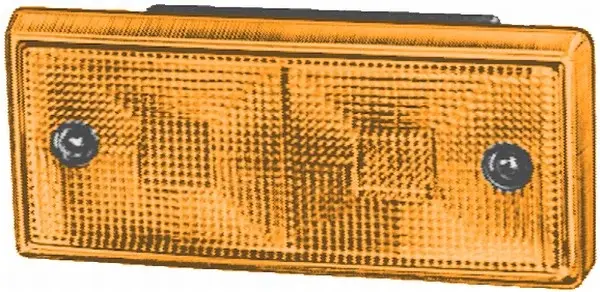 Dispersor dreptunghiular portocaliu 196x88mm