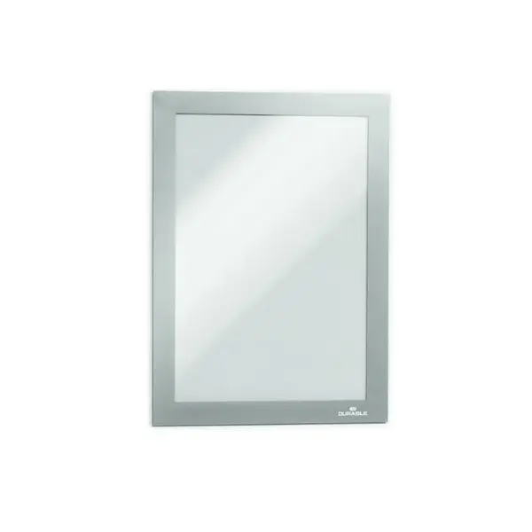 Display autoadeziv magnetic Durable Duraframe A5 2 bucati/set argintiu Display autoadeziv magnetic Durable Duraframe A5 2 bucati/set argintiu