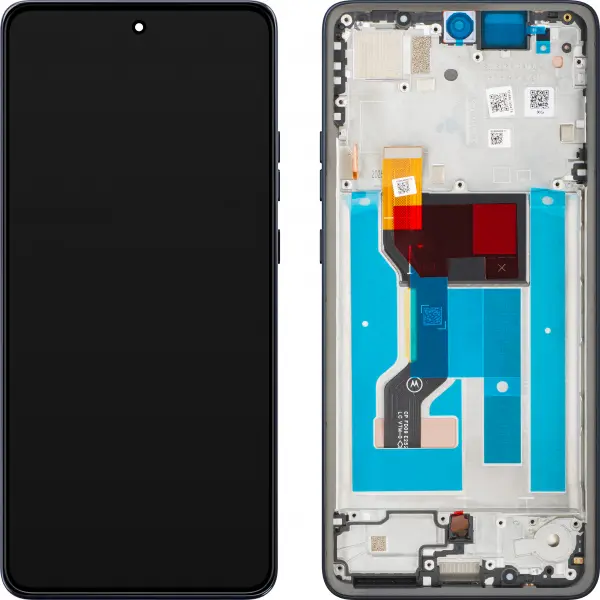 Display cu Touchscreen Motorola Moto G86, cu Rama, Negru (Spellbound), Service Pack 5D68C30474