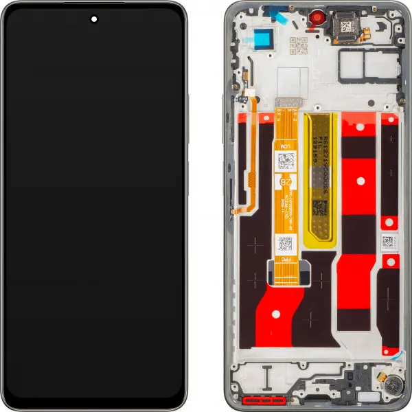 Display cu Touchscreen Oppo A5 Energy / A5 Pro, cu Rama, Maro (Mocha Brown), Service Pack 621029000495