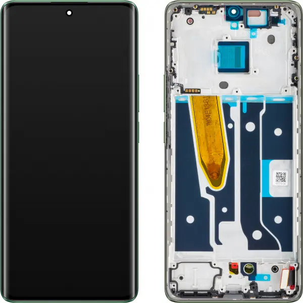 Display cu Touchscreen Realme 11 Pro+, cu Rama, Verde (Oasis Green), Service Pack 621029000027