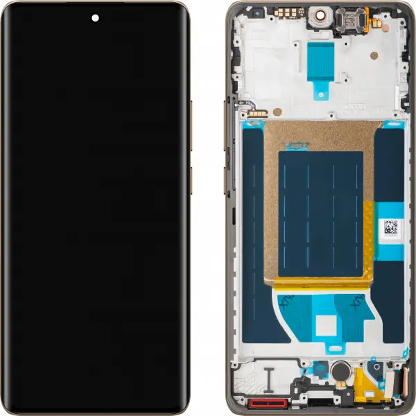 Display cu Touchscreen Realme 14 Pro, cu Rama, Alb (Pearl White), Service Pack 621029000423