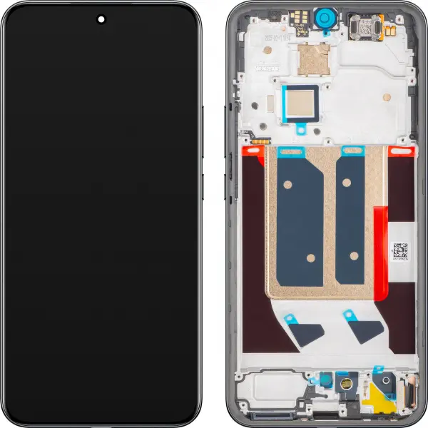 Display cu Touchscreen Realme 14 Pro+, cu Rama, Gri (Suede Gray), Service Pack 621039000080