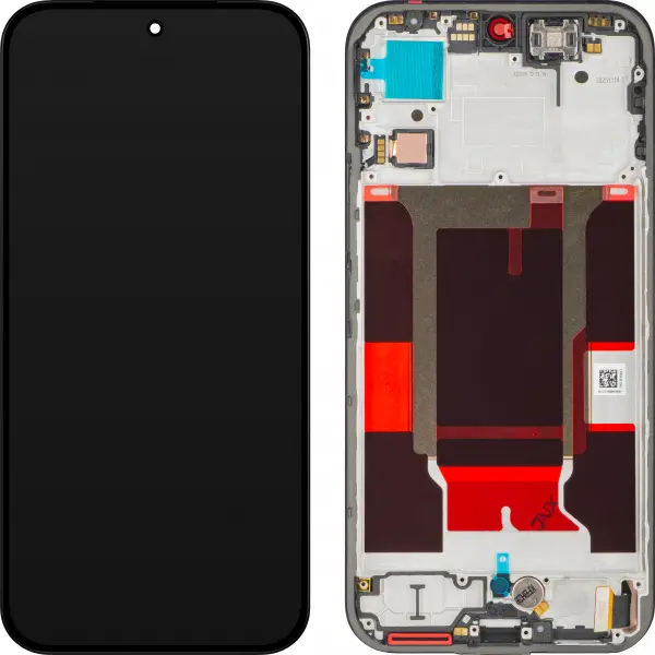 Display cu Touchscreen Realme 16 Pro, cu Rama, Negru, Service Pack 621029000809