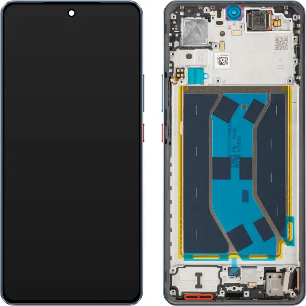 Display cu Touchscreen Realme GT 7, cu Rama, Albastru (IceSense Blue), Service Pack 621029000570