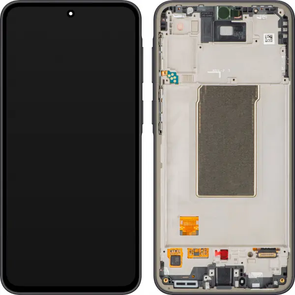 Display cu Touchscreen Samsung Galaxy A37 5G, cu Rama, Negru (Charkoal), Service Pack GH82-39232A