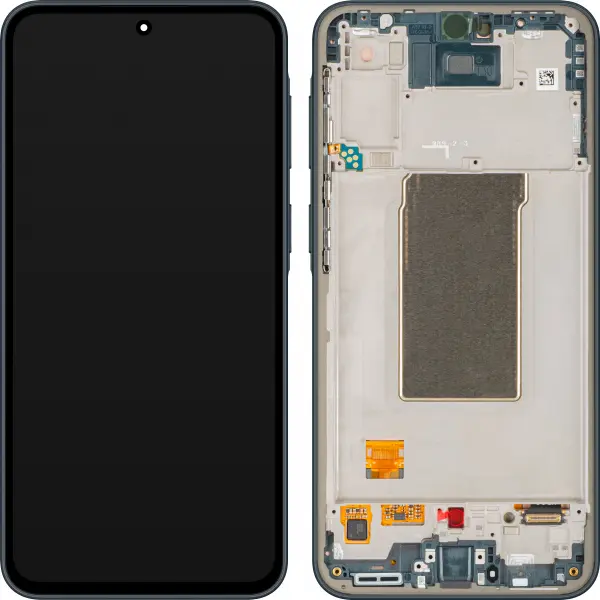 Display cu Touchscreen Samsung Galaxy A37 5G, cu Rama, Verde (Graygreen), Service Pack GH82-39232B