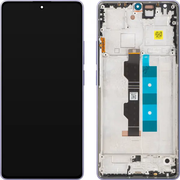 Display cu Touchscreen Xiaomi Redmi Note 14S, cu Rama, Violet (Aurora Purple), Service Pack 56000200N6R00