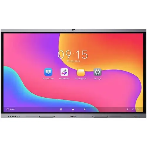 Display interactiv Horizon ID65HZA3B1/C, 65”, 4K UHD, 450 cd/mp, 45 puncte atingere, Android 13, certificari CE, REACH, RoHS, Energy Star, WEEE, DNSH