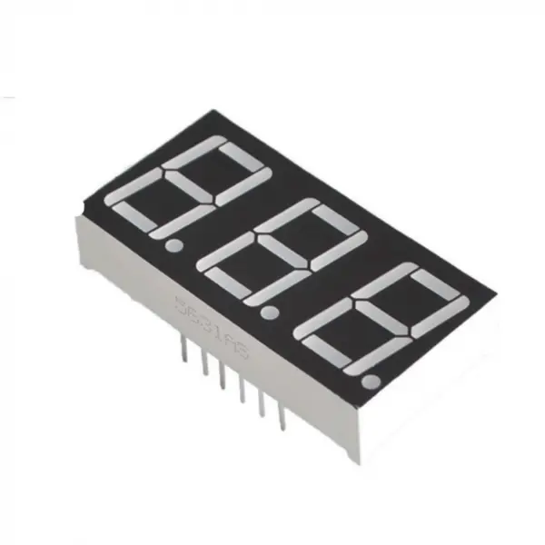 Display LED, 3 digit 7 segmente, 0.56 , catod comun