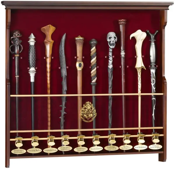 Display pentru baghete magice The Noble Collection Movies: Harry Potter - Ten Wand Display