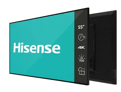 Display Profesional ADS LED Hisense 55inch 55DM66D, UHD (3840 x 2160), HDMI, DisplayPort, Boxe (Negru)