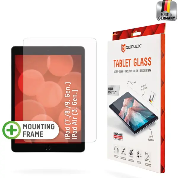 Displex Folie pentru iPad 10.2 (2019 / 2020 / 2021) / iPad Air 10.5 2019 - Displex Tablet Glass - Clear