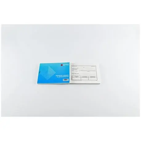 Dispozitie de casierie A6 hartie autocopiativa 50 set carnet coperta carton 300 g mp