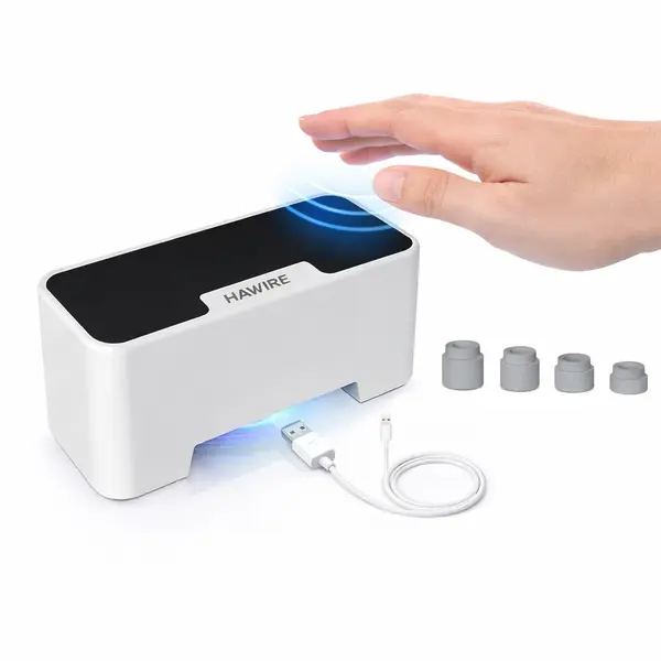 Dispozitiv automat WC HAWIRE UV-2303, Senzor infrarosu fara atingere, Actionare automata flush, Incarcare USB, Compatibil universal rezervoare push, I