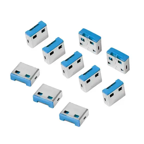 Dispozitiv care blocheaza accesul la un port USB LogiLink AU0046, 10 bucati