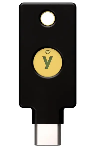 Dispozitiv criptografic securizat tip token, Yubico Security Key C NFC, USB-C