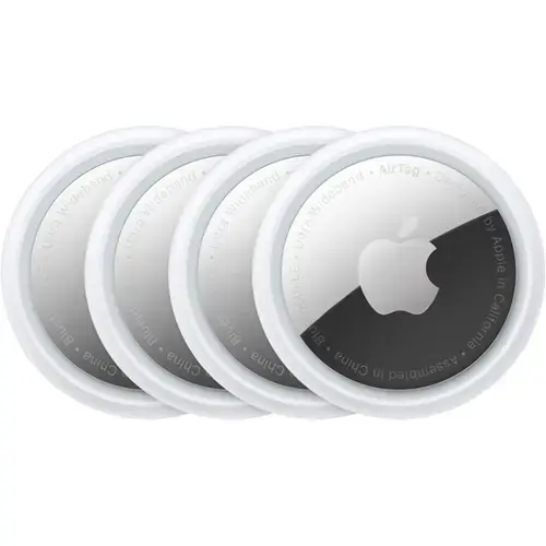 Dispozitiv De Localizare APPLE AirTag , Bluetooth, Waterproof IP67, Pack 4 (Argintiu)