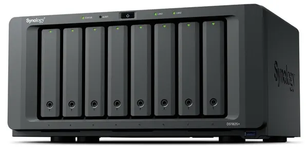 Dispozitiv NAS Synology - DiskStation DS1825+, 8-bay, 2.5Gbps, negru