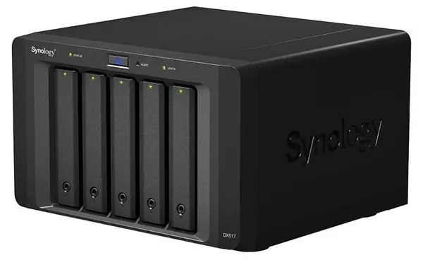 Dispozitiv NAS Synology - DX517, 5-bay, negru