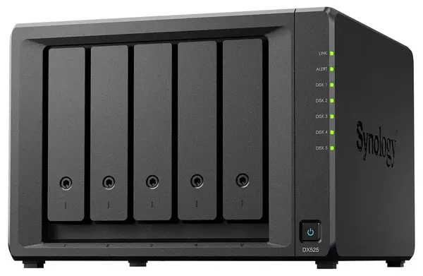 Dispozitiv NAS Synology - DX525, 5-bay, negru